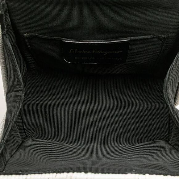 Pre Loved ferragamo Wicker TopHandle Handbag Women White Handbags - Picture 4 of 8